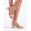 Moderní růžové dámské  sandály na širokém podpatku